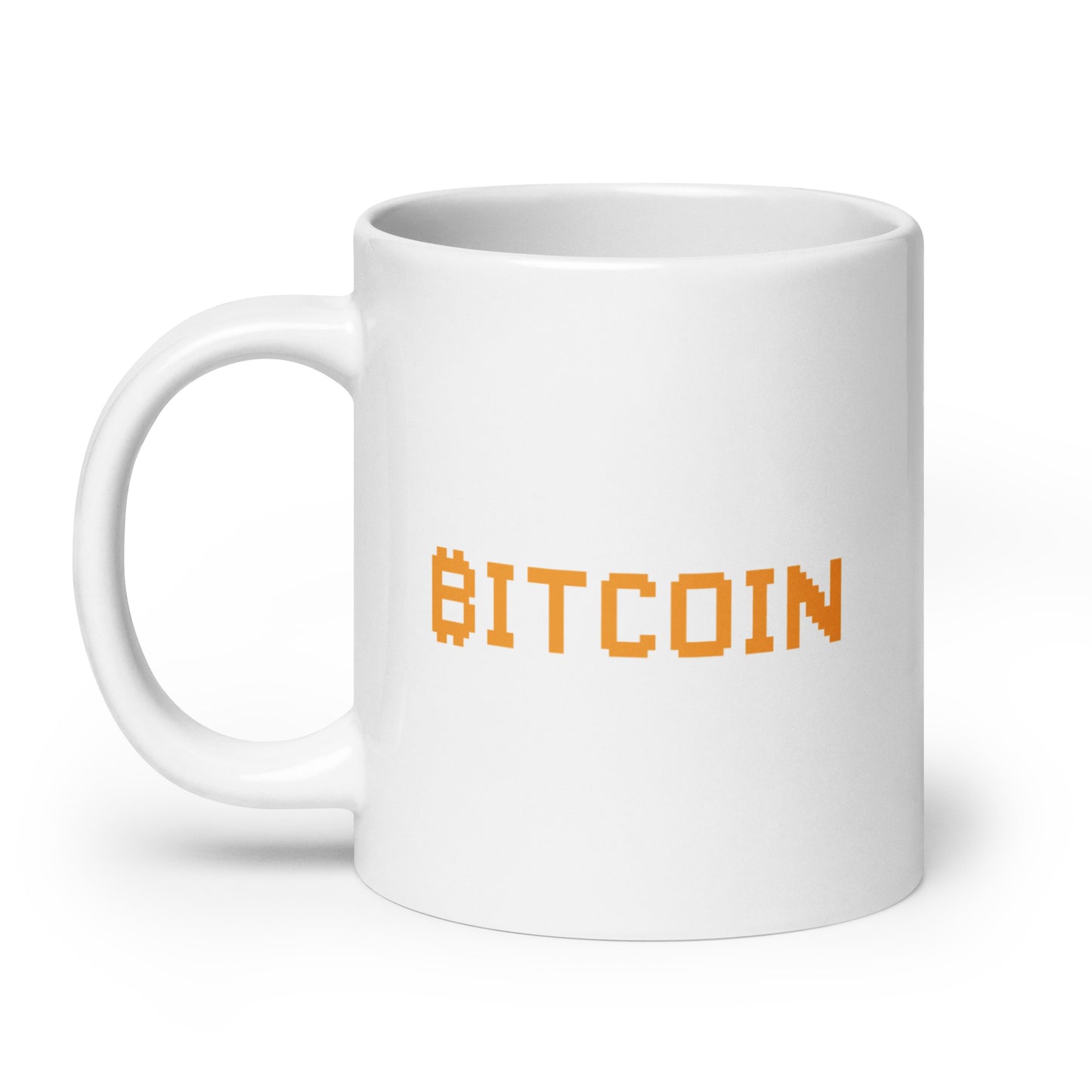 Bitcoin Typography Mug